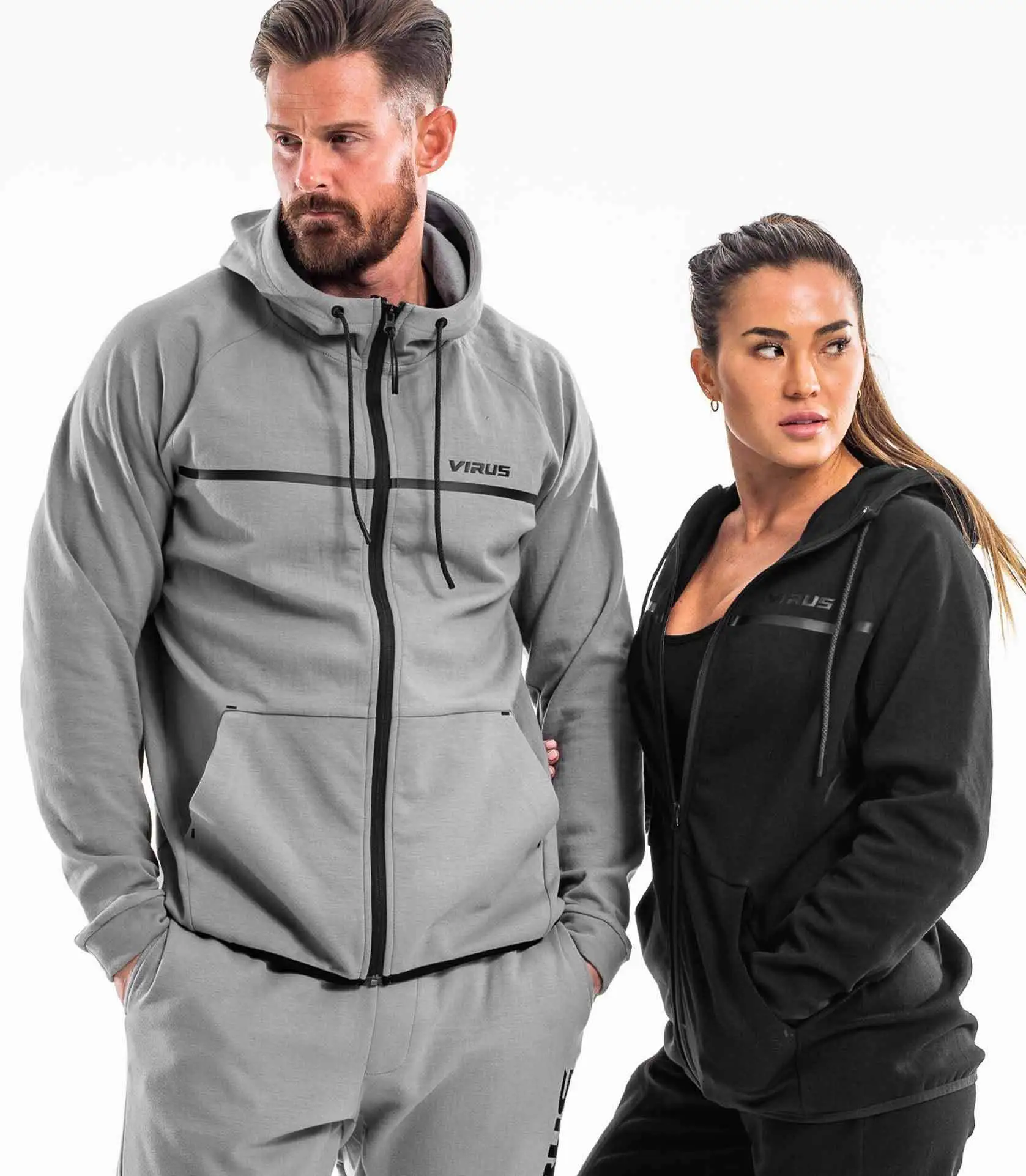 Virus - ST17 | BioFleet Full Zip Jacket Black