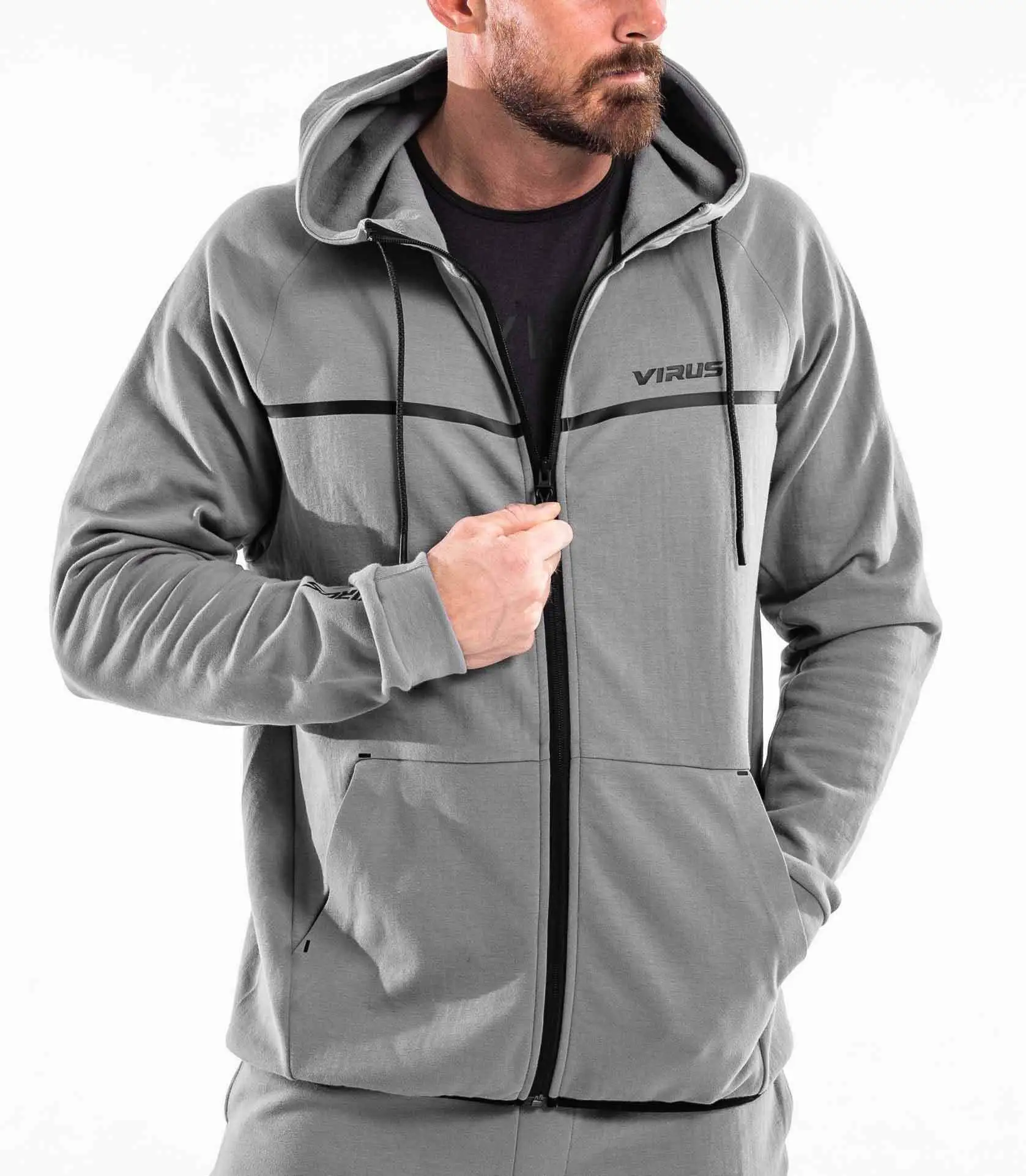 Virus - ST17 | BioFleet Full Zip Jacket Black - Bilde 4