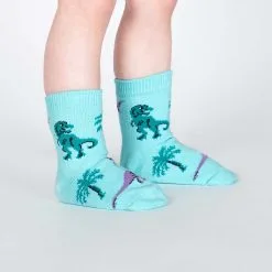 SockItToMe Toddler Crew - Land Of The Dino