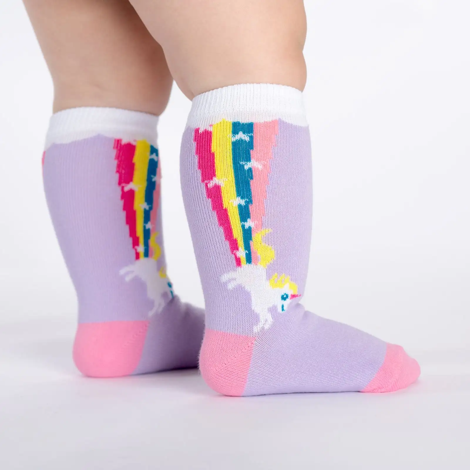 SockItToMe Toddler Knee - Rainbow Blast