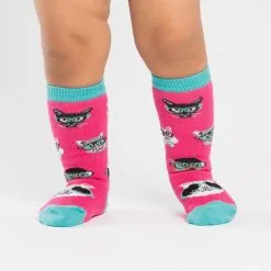 SockItToMe Toddler Knee - Smarty Cats