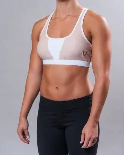 Vull Sport Vull - Complex Sports Bra (Nude/White)