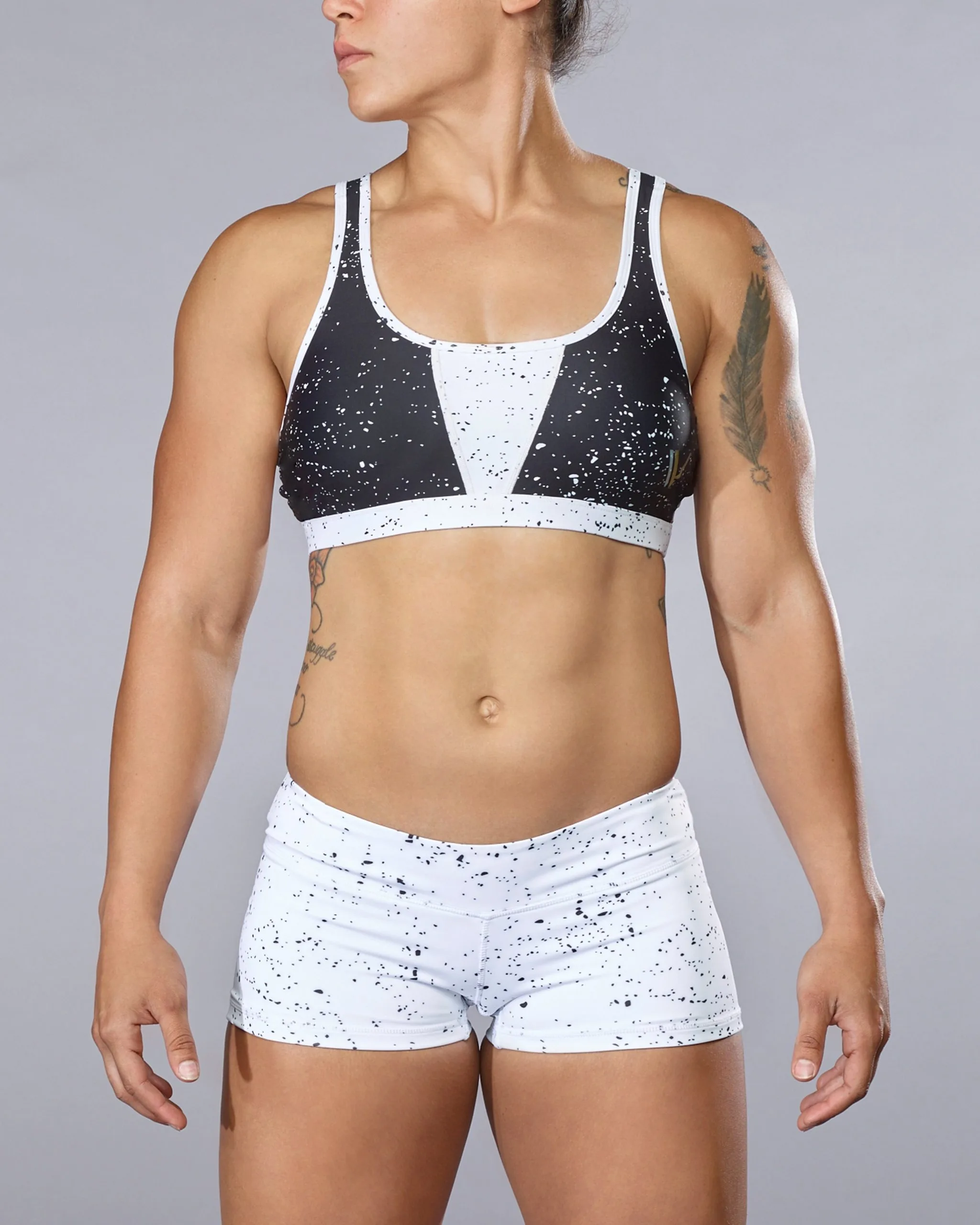 Vull Sport Vull - Complex Sports Bra (Speckled Black/White) - Bilde 4