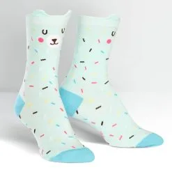 SockItToMe Womens Crew - Bearly Sprinkled