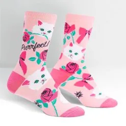 SockItToMe Womens Crew - You're Purrfect