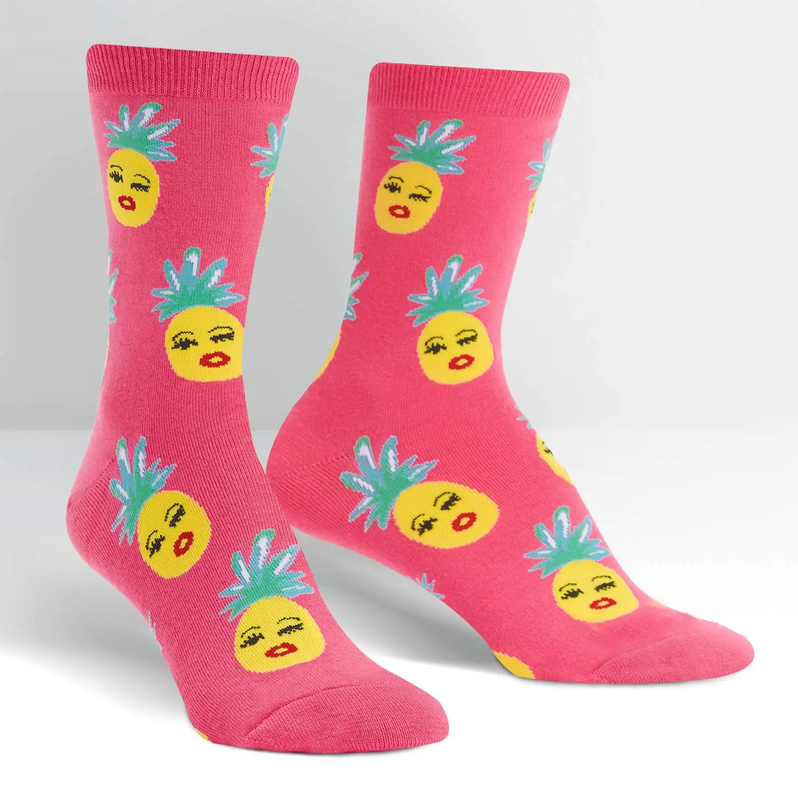 SockItToMe Womens Crew - Sassy Pineapples