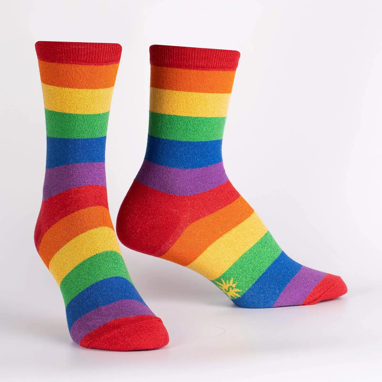 SockItToMe Womens Crew - Radiant Rainbow