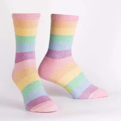 SockItToMe Womens Crew - Pastel Prismatic