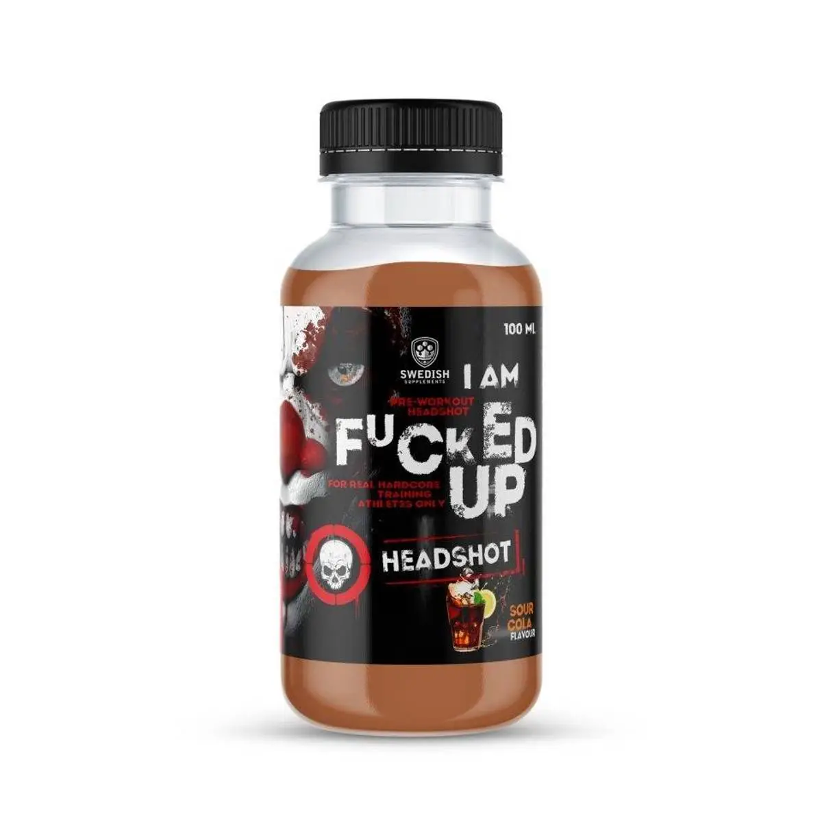 Fitnessgrossisten Swedish Supplements F#cked Up Headshot, 100ml, Sour Cola - Bilde 2