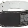Fitnessgrossisten Leather Padded Belt (10cm), Black/Gray