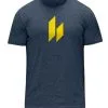 HYLETE Icon Tri-blend Crew (Vintage Navy/Atomic Yellow)