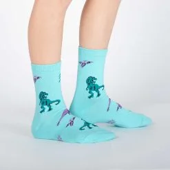 SockItToMe Junior Crew - Land Of The Dino